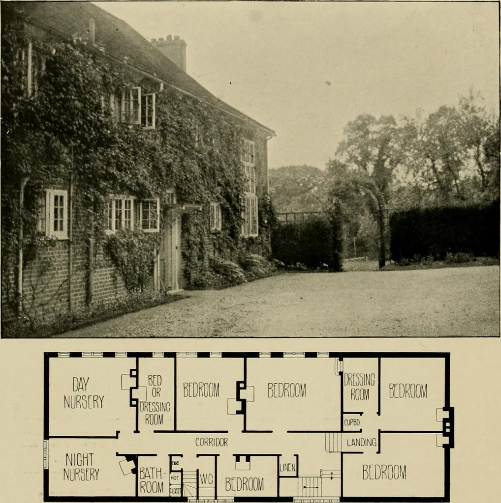 An illustration from Country-cottages and week-end homes, 1912, leaf 187