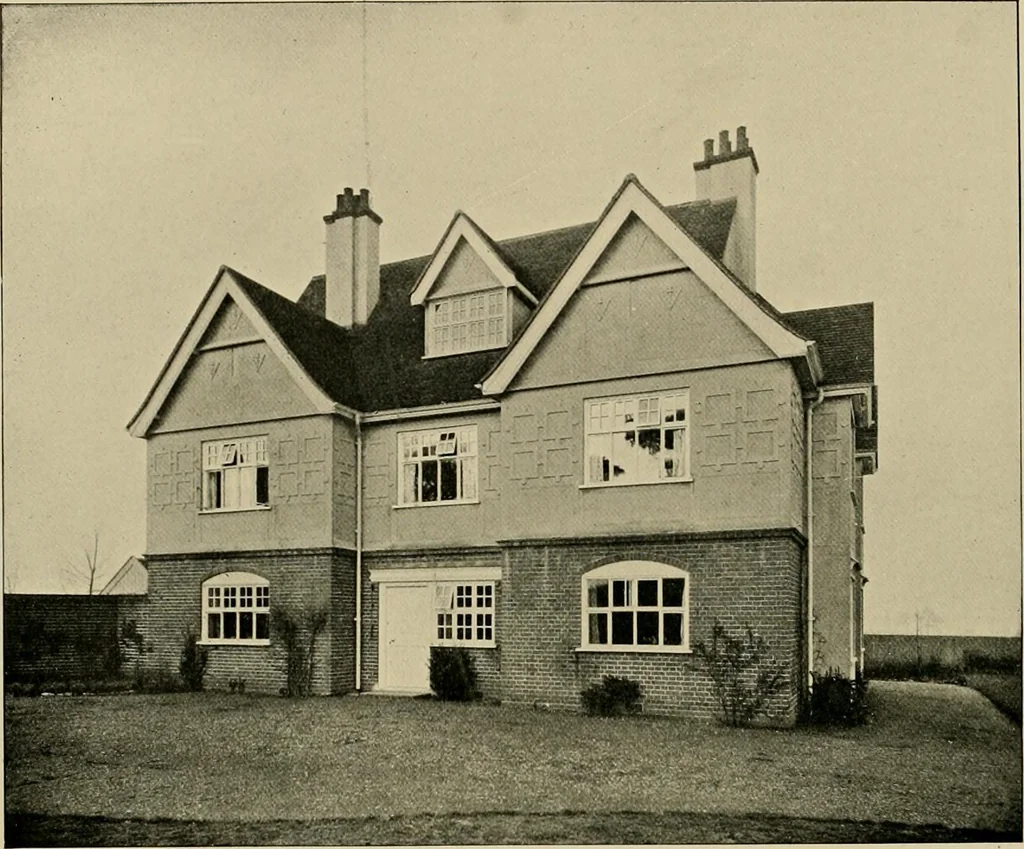 An illustration from Country-cottages and week-end homes, 1912, leaf 189