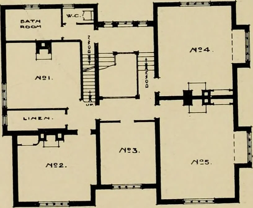 An illustration from Country-cottages and week-end homes, 1912, leaf 189