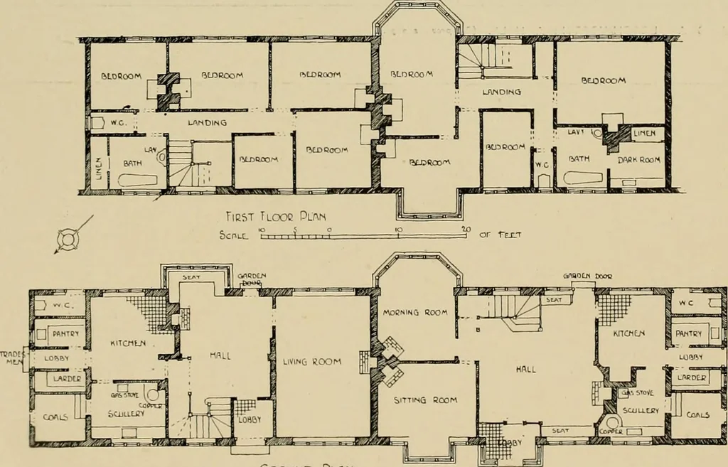 An illustration from Country-cottages and week-end homes, 1912, leaf 192