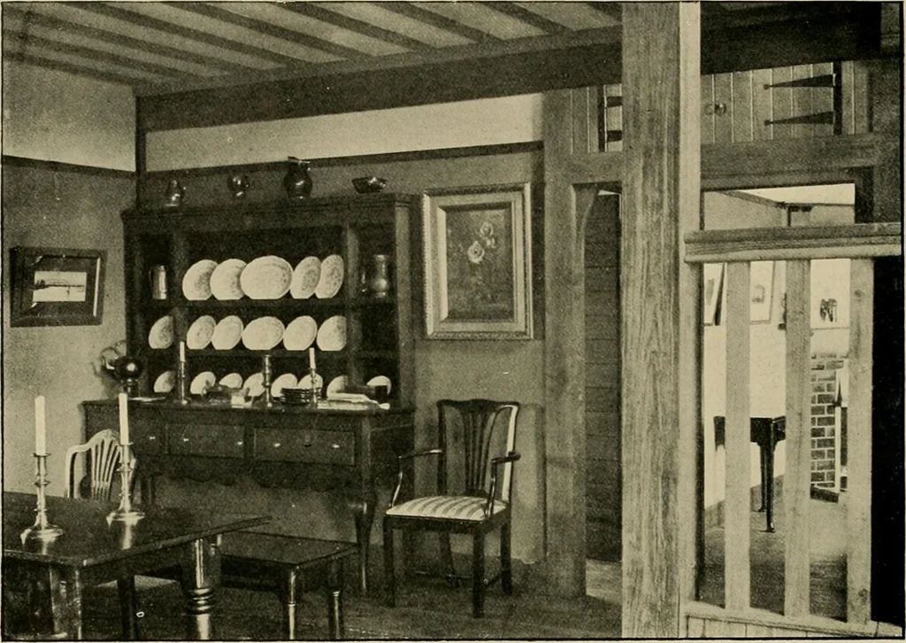 An illustration from Country-cottages and week-end homes, 1912, leaf 193