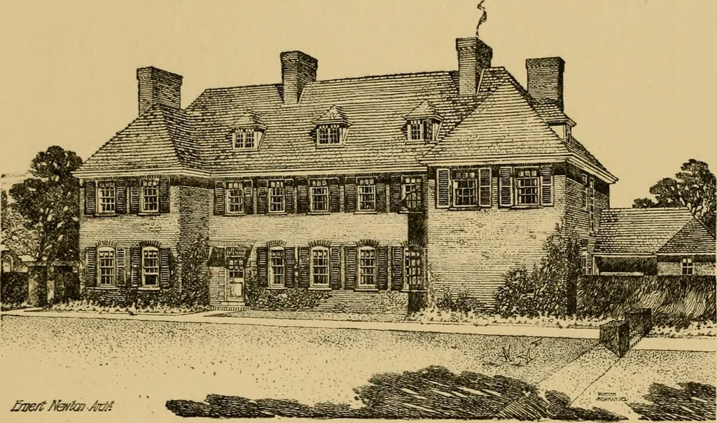 An illustration from Country-cottages and week-end homes, 1912, leaf 202