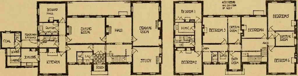 An illustration from Country-cottages and week-end homes, 1912, leaf 202