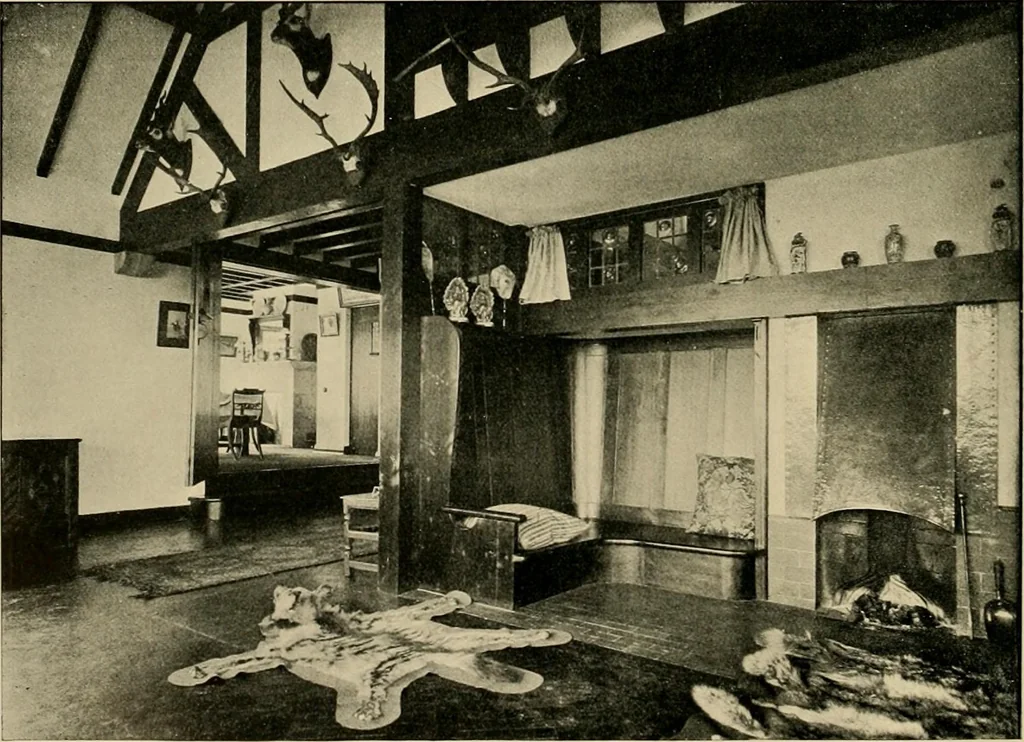 An illustration from Country-cottages and week-end homes, 1912, leaf 205