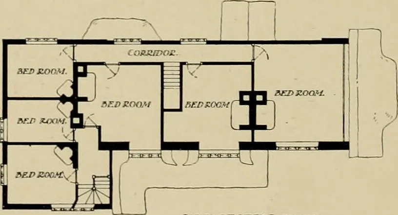 An illustration from Country-cottages and week-end homes, 1912, leaf 211