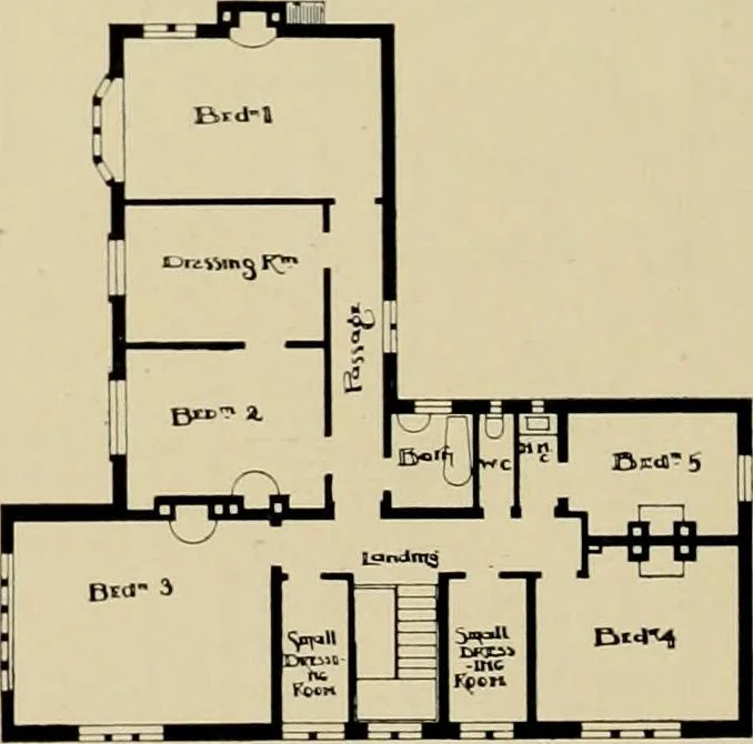 An illustration from Country-cottages and week-end homes, 1912, leaf 215