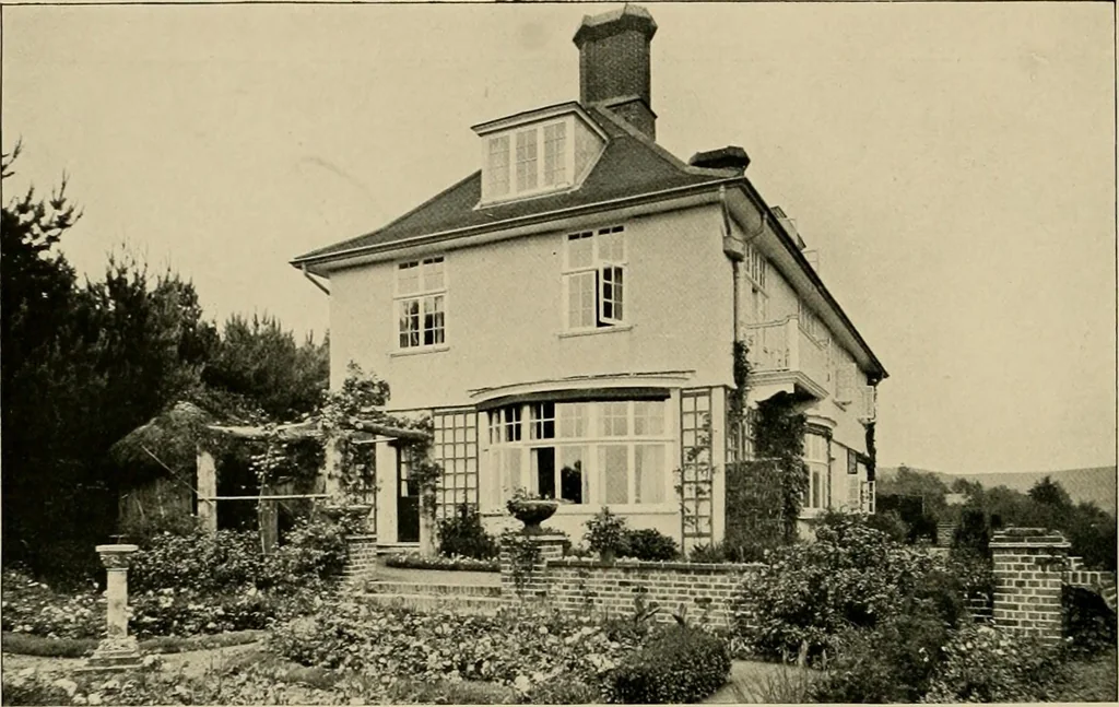 An illustration from Country-cottages and week-end homes, 1912, leaf 217