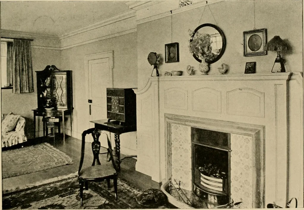 An illustration from Country-cottages and week-end homes, 1912, leaf 218
