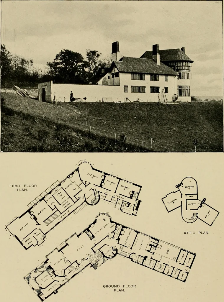 An illustration from Country-cottages and week-end homes, 1912, leaf 219