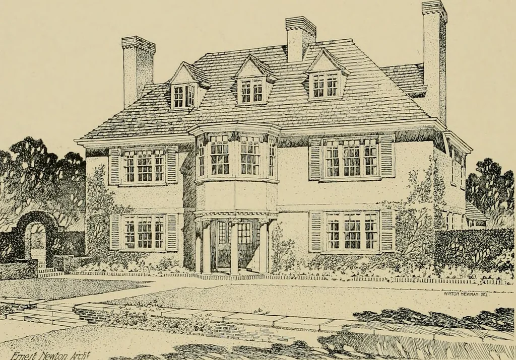 An illustration from Country-cottages and week-end homes, 1912, leaf 223