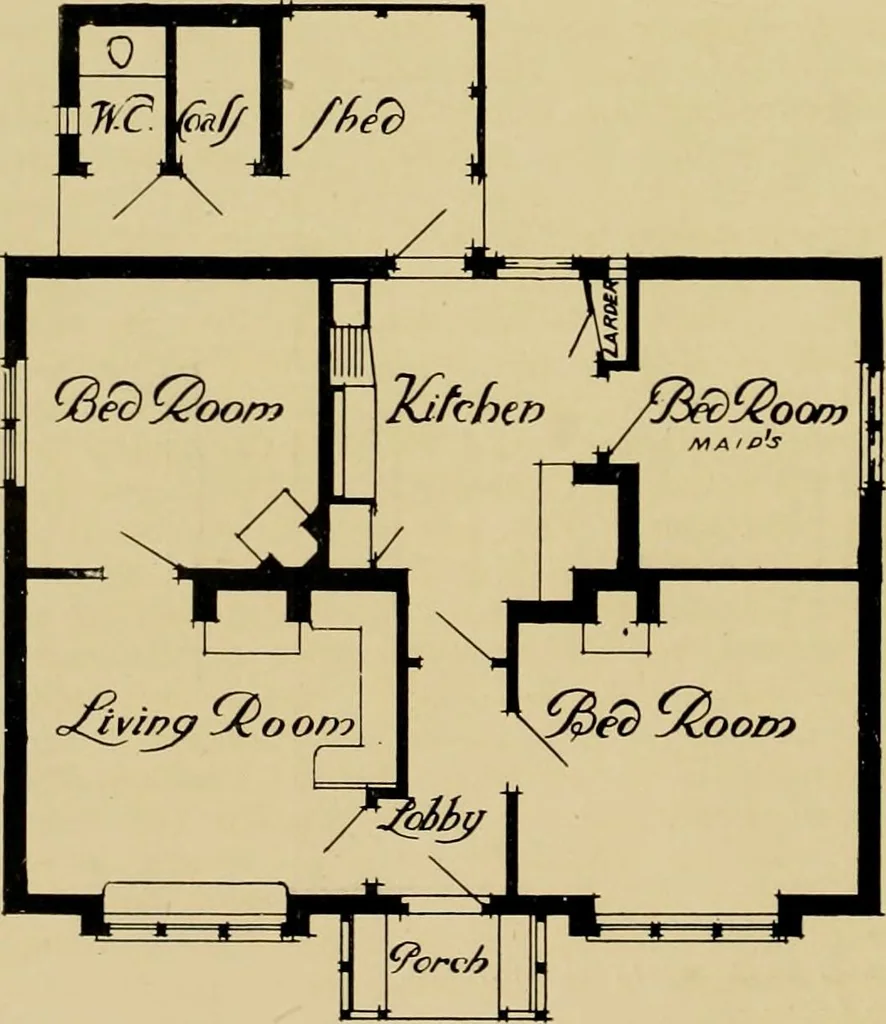 An illustration from Country-cottages and week-end homes, 1912, leaf 31