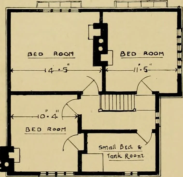 An illustration from Country-cottages and week-end homes, 1912, leaf 43