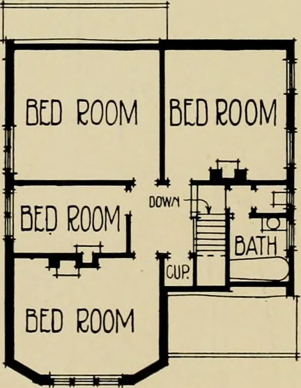 An illustration from Country-cottages and week-end homes, 1912, leaf 55