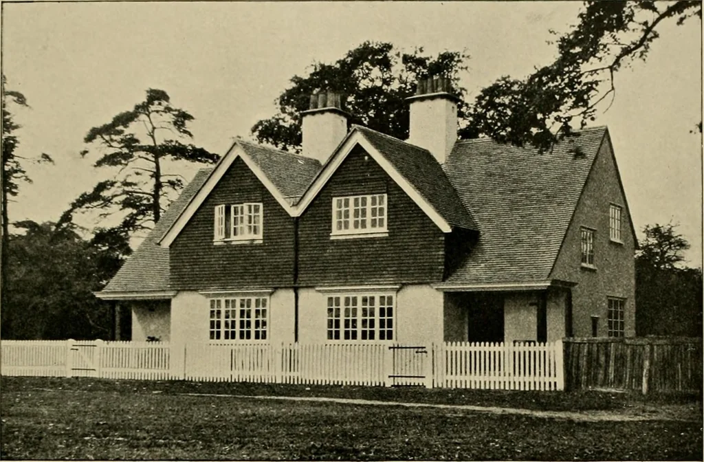 An illustration from Country-cottages and week-end homes, 1912, leaf 56