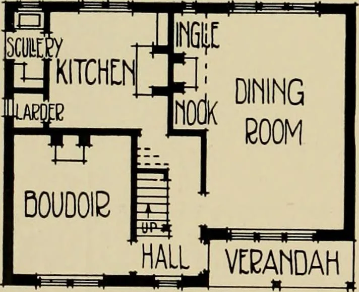 An illustration from Country-cottages and week-end homes, 1912, leaf 57