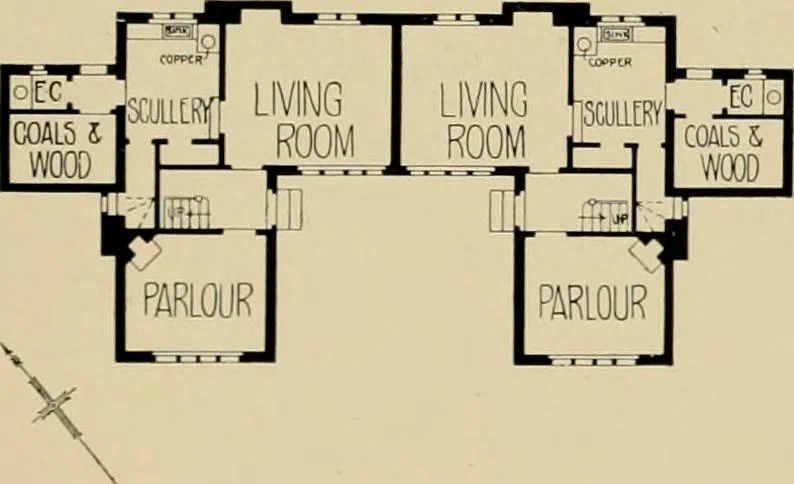 An illustration from Country-cottages and week-end homes, 1912, leaf 58
