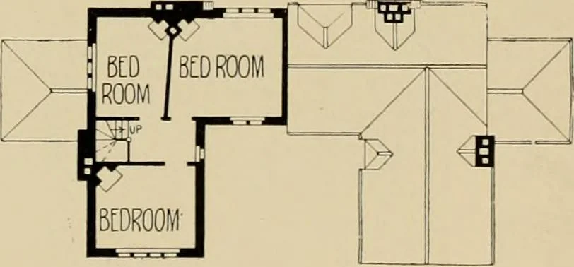 An illustration from Country-cottages and week-end homes, 1912, leaf 58