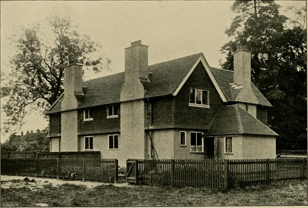 An illustration from Country-cottages and week-end homes, 1912, leaf 59