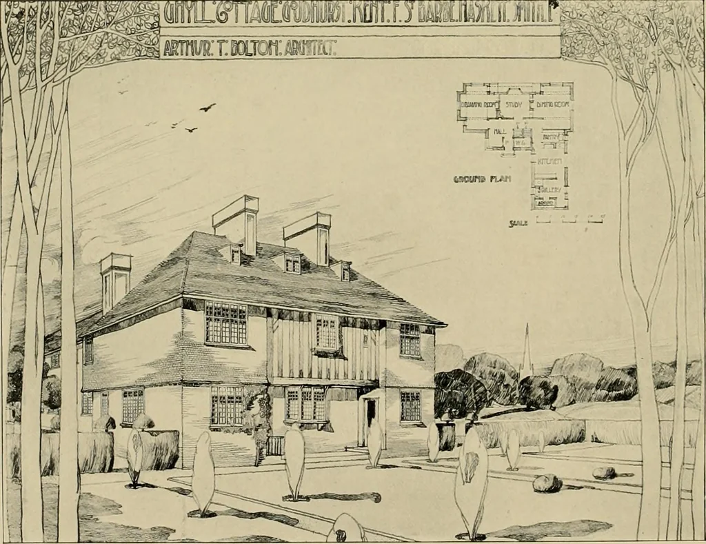 An illustration from Country-cottages and week-end homes, 1912, leaf 75