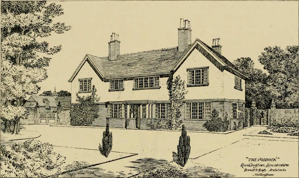 An illustration from Country-cottages and week-end homes, 1912, leaf 82