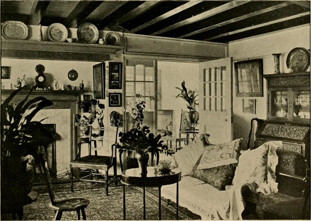 An illustration from Country-cottages and week-end homes, 1912, leaf 92