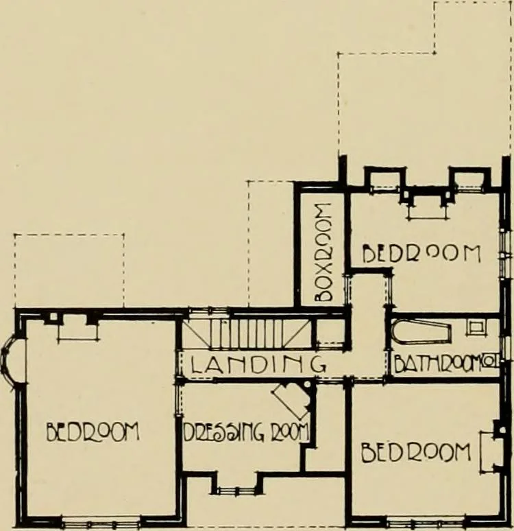An illustration from Country-cottages and week-end homes, 1912, leaf 97
