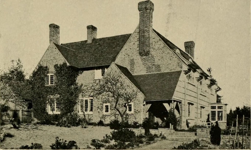 An illustration from Country-cottages and week-end homes, 1912, leaf 98