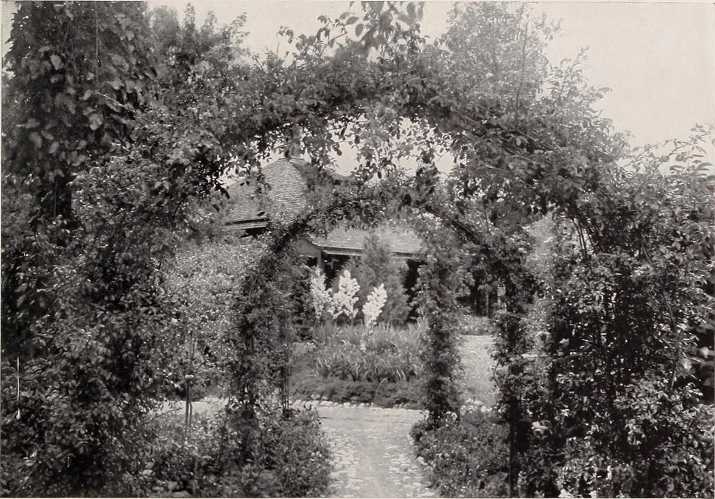 An illustration from Country homes and gardens of moderate cost;, 1907, leaf 104