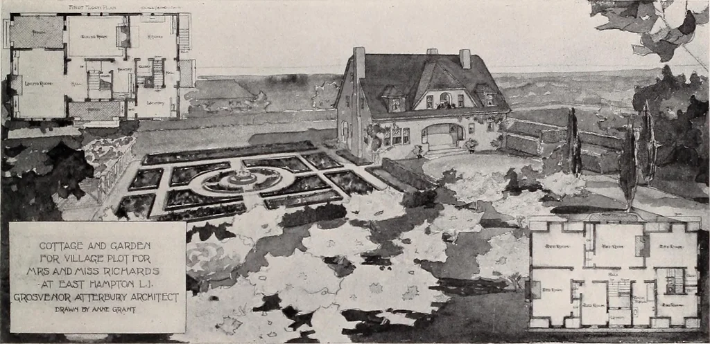 An illustration from Country homes and gardens of moderate cost;, 1907, leaf 108