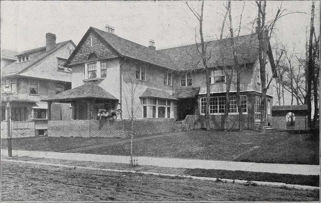 An illustration from Country homes and gardens of moderate cost;, 1907, leaf 109