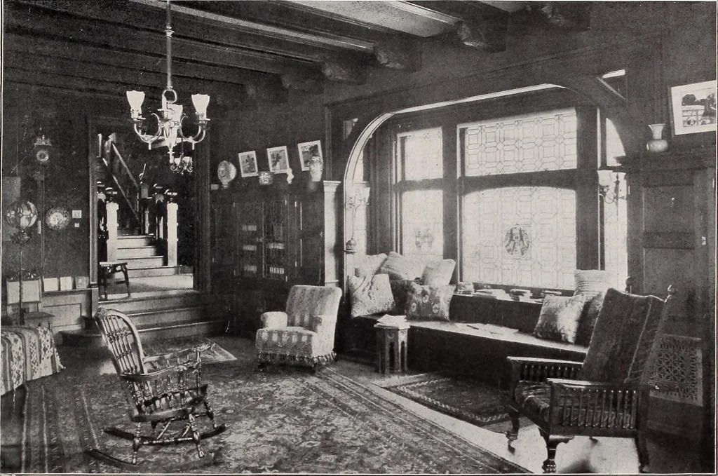 An illustration from Country homes and gardens of moderate cost;, 1907, leaf 110