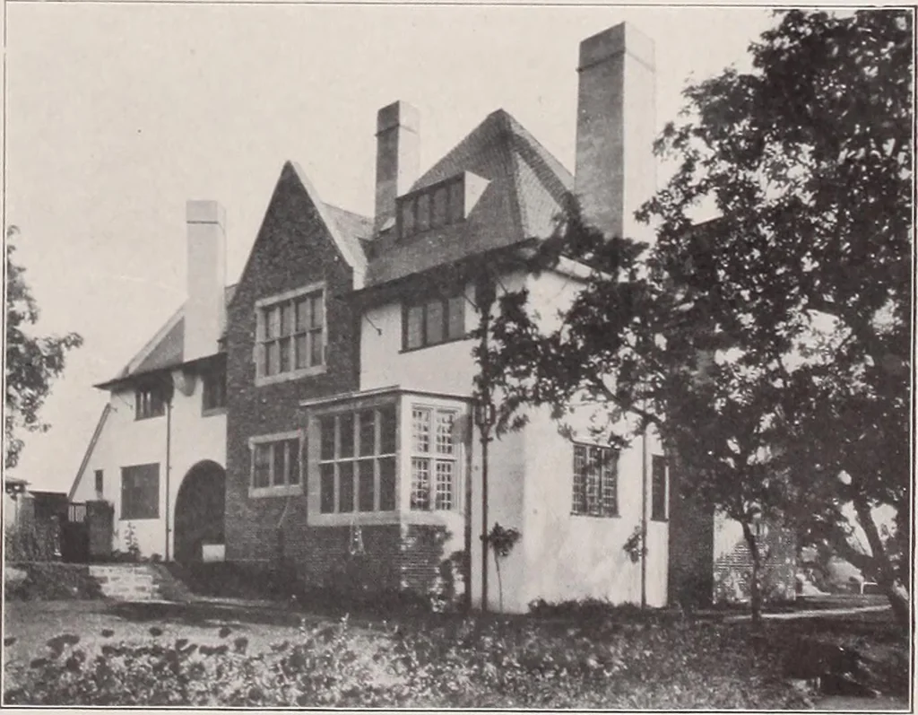 An illustration from Country homes and gardens of moderate cost;, 1907, leaf 120