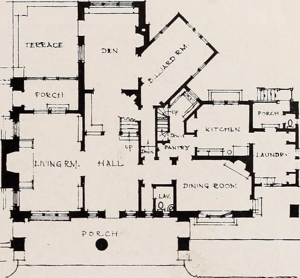 An illustration from Country homes and gardens of moderate cost;, 1907, leaf 28