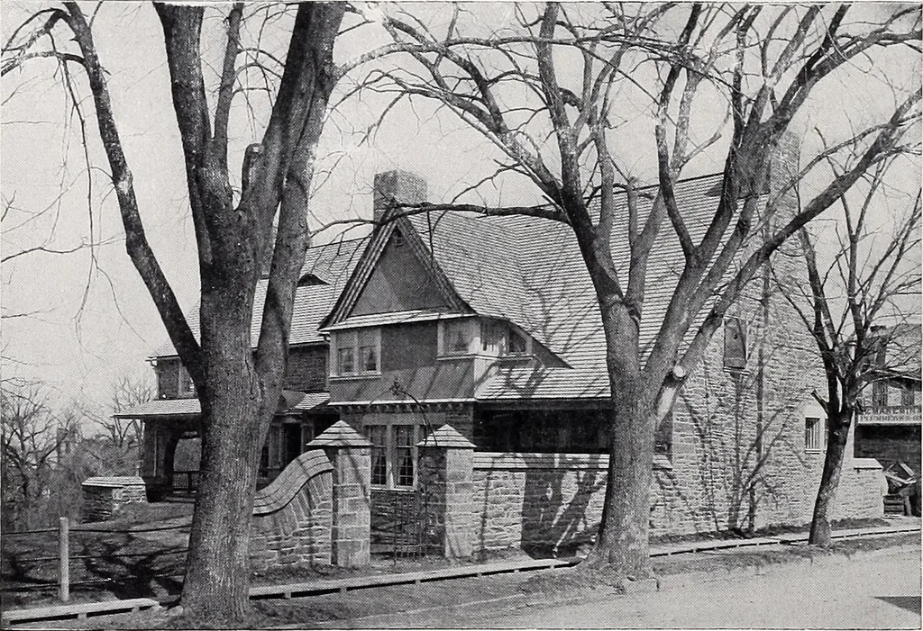 An illustration from Country homes and gardens of moderate cost;, 1907, leaf 33