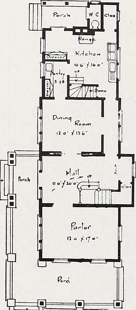 An illustration from Country homes and gardens of moderate cost;, 1907, leaf 41