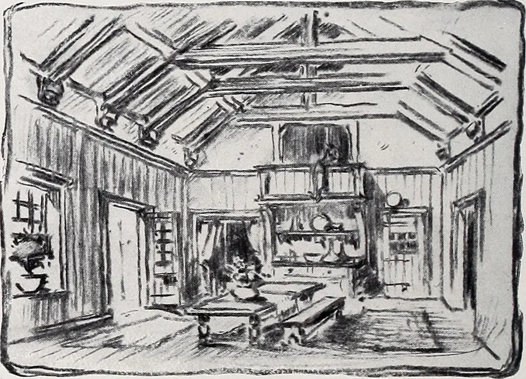 An illustration from Country homes and gardens of moderate cost;, 1907, leaf 53