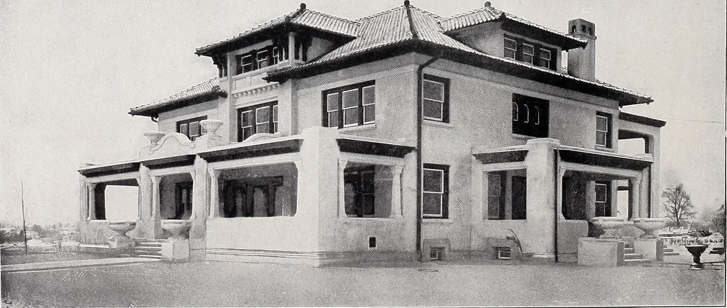 An illustration from Country homes and gardens of moderate cost;, 1907, leaf 61