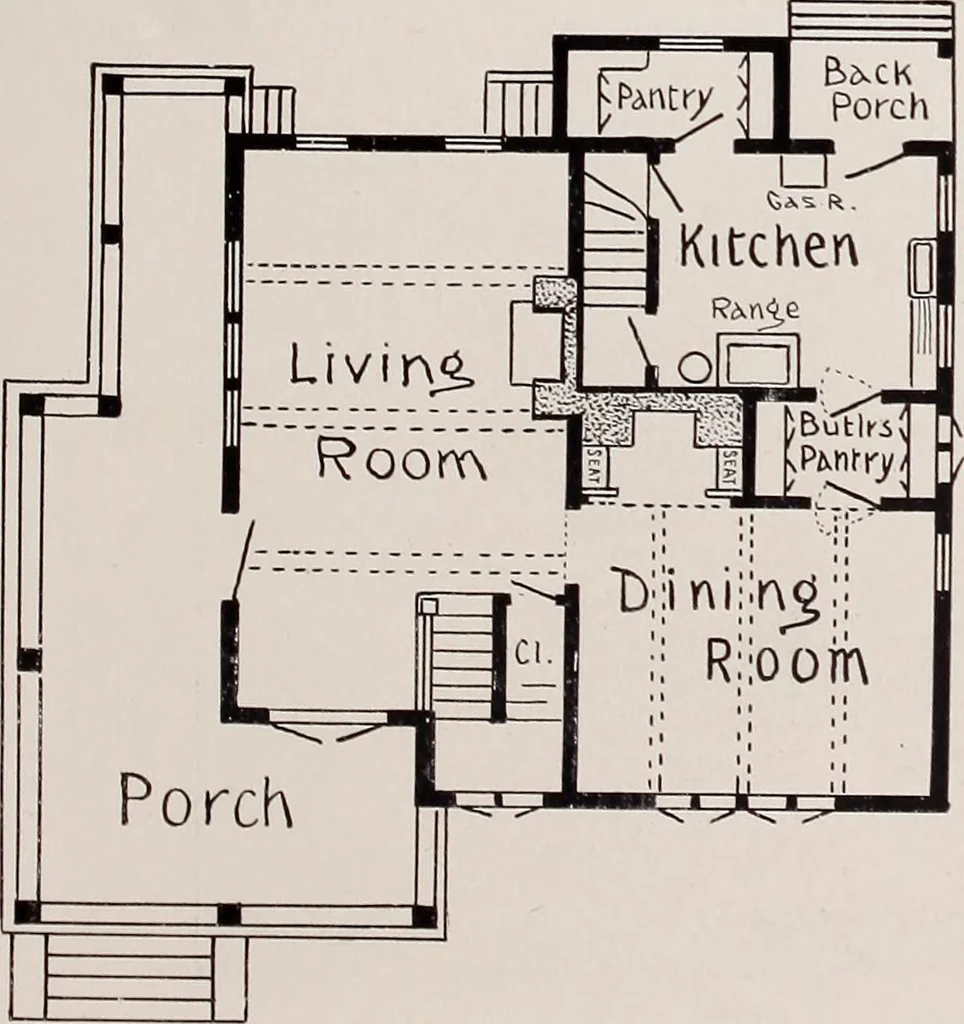An illustration from Country homes and gardens of moderate cost;, 1907, leaf 70