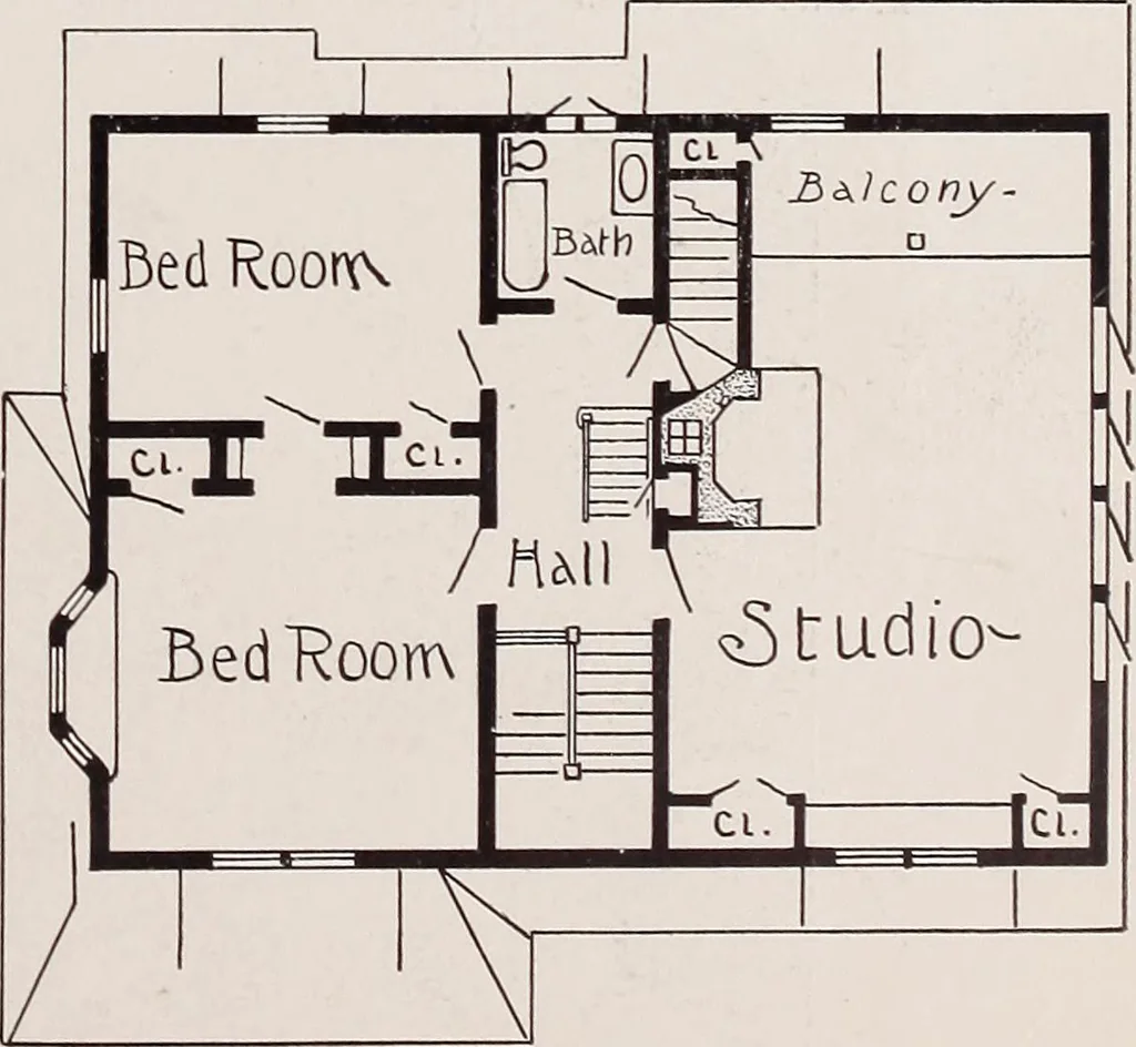 An illustration from Country homes and gardens of moderate cost;, 1907, leaf 70
