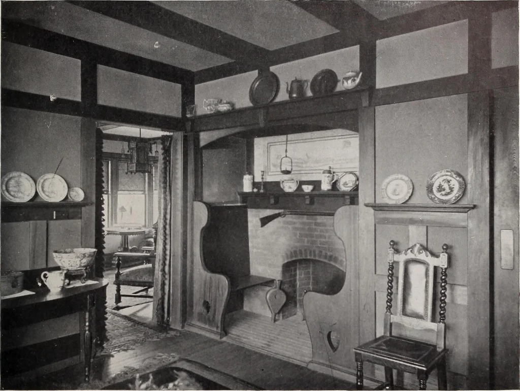 An illustration from Country homes and gardens of moderate cost;, 1907, leaf 74