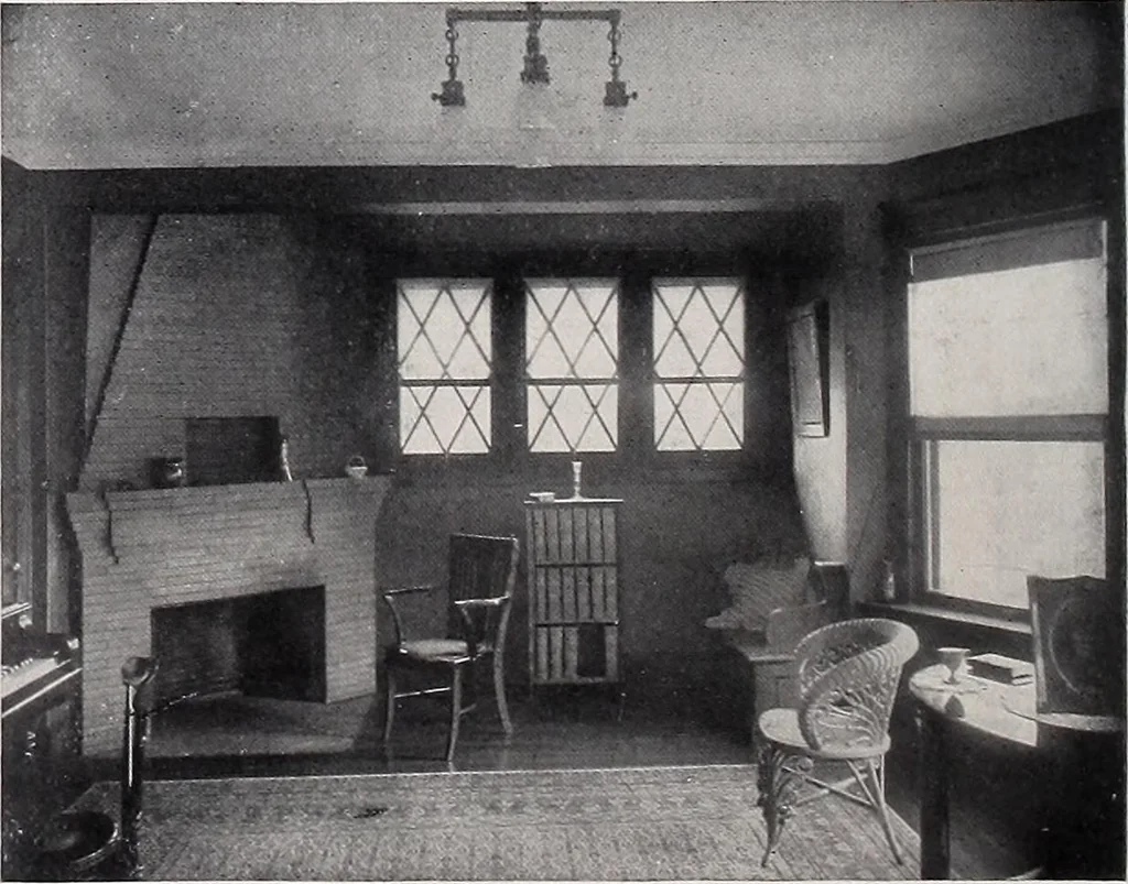 An illustration from Country homes and gardens of moderate cost;, 1907, leaf 75