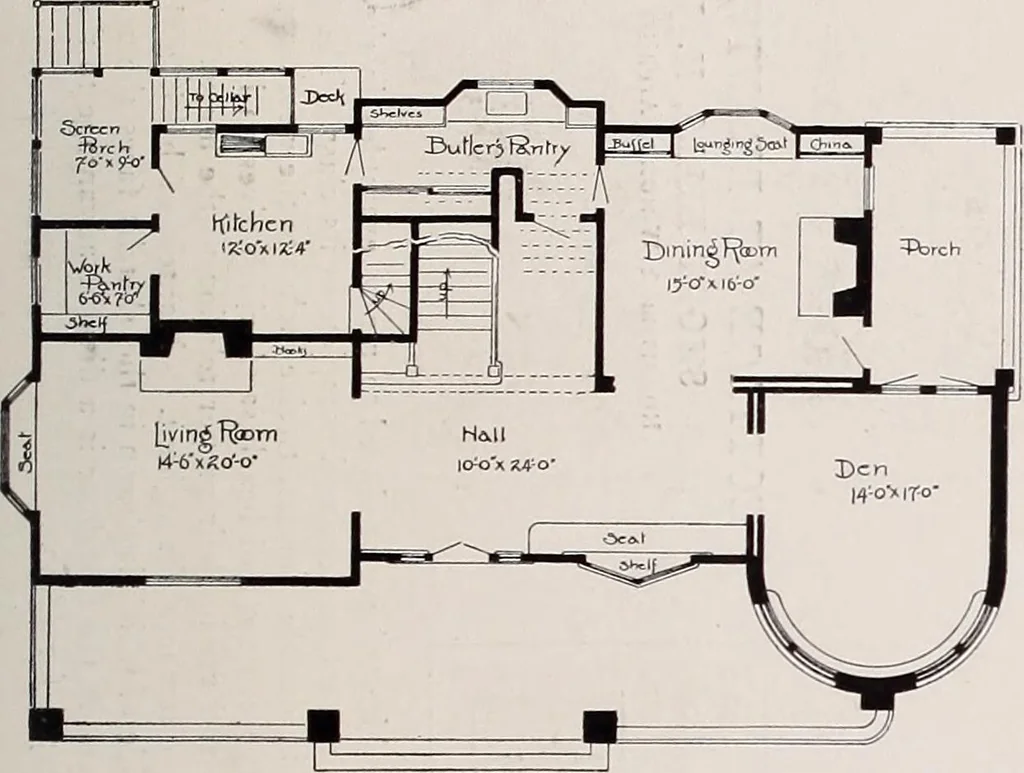An illustration from Country homes and gardens of moderate cost;, 1907, leaf 76