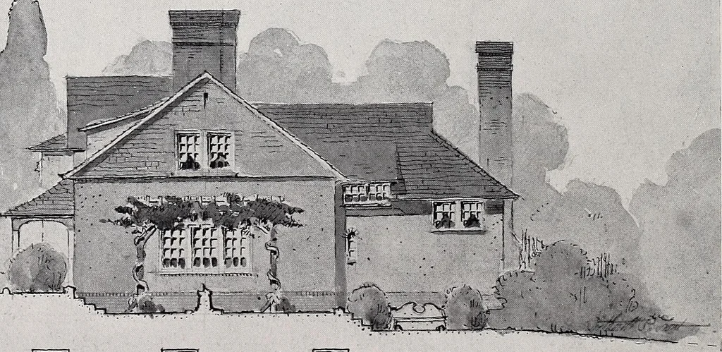 An illustration from Country homes and gardens of moderate cost;, 1907, leaf 95