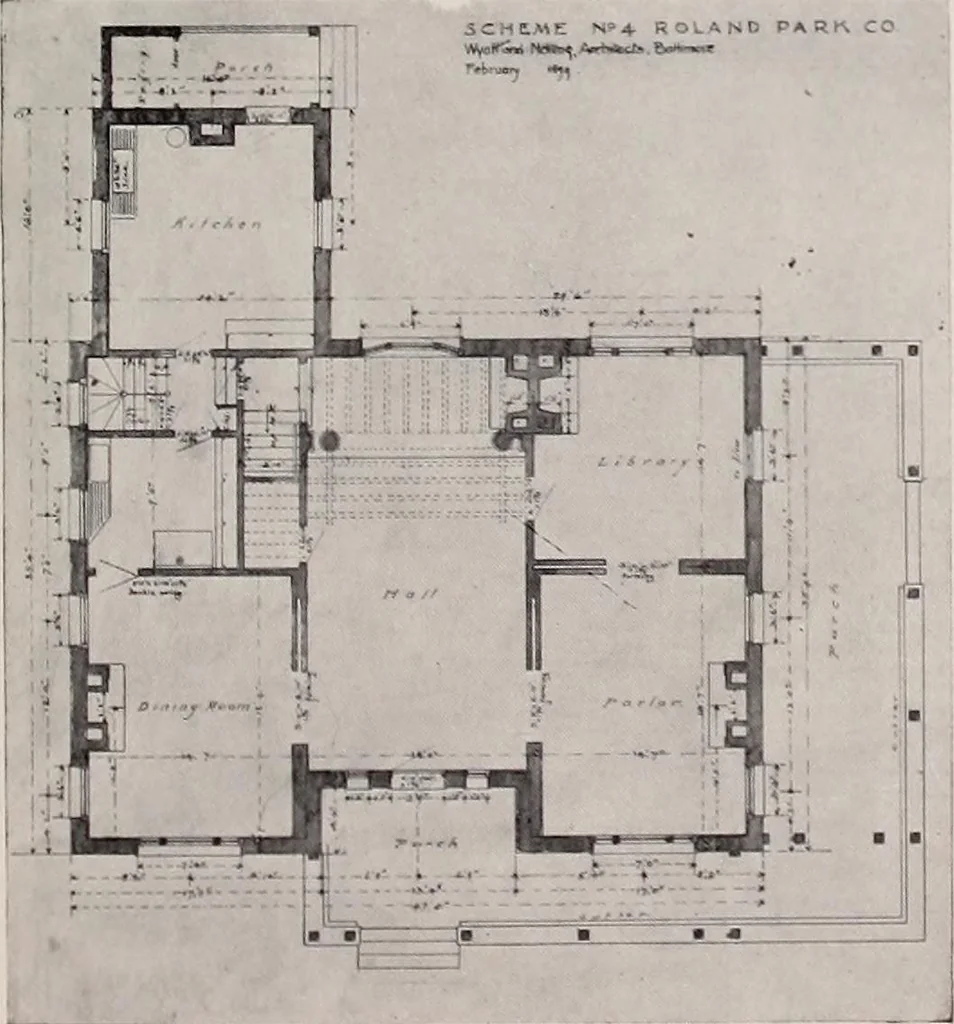 An illustration from Country homes and gardens of moderate cost;, 1907, leaf 98
