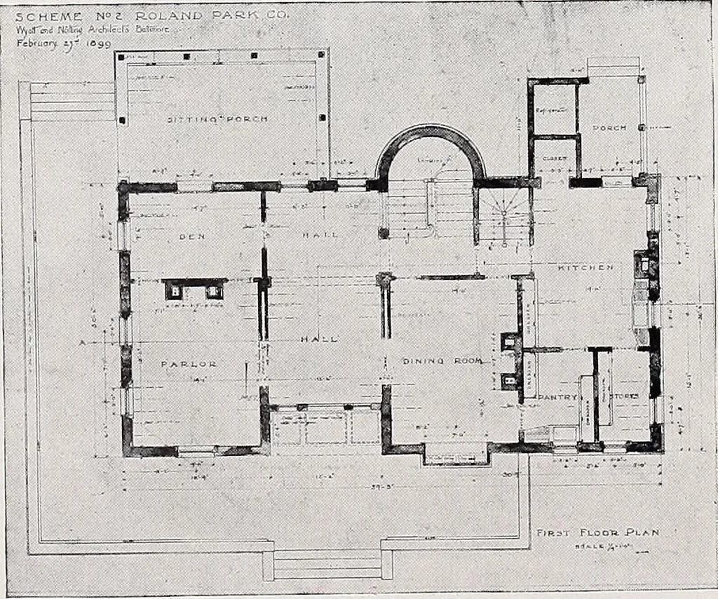 An illustration from Country homes and gardens of moderate cost;, 1907, leaf 99