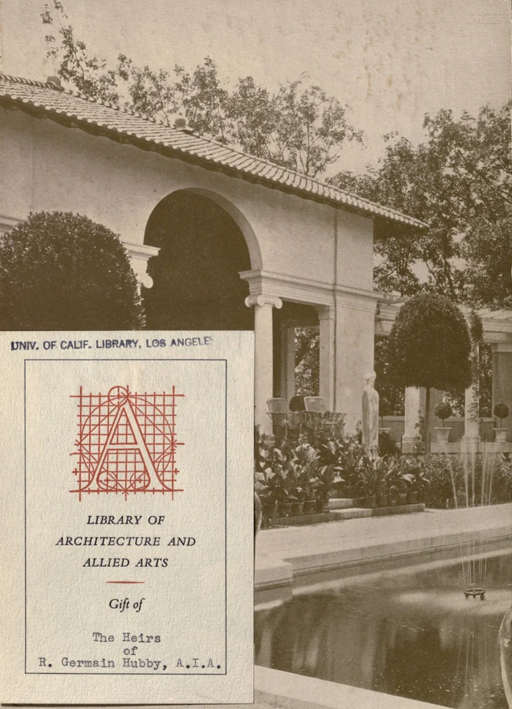An illustration from The country house; a practical manual of the planning and construction of the American country home and its surroundings, 1905, leaf 1