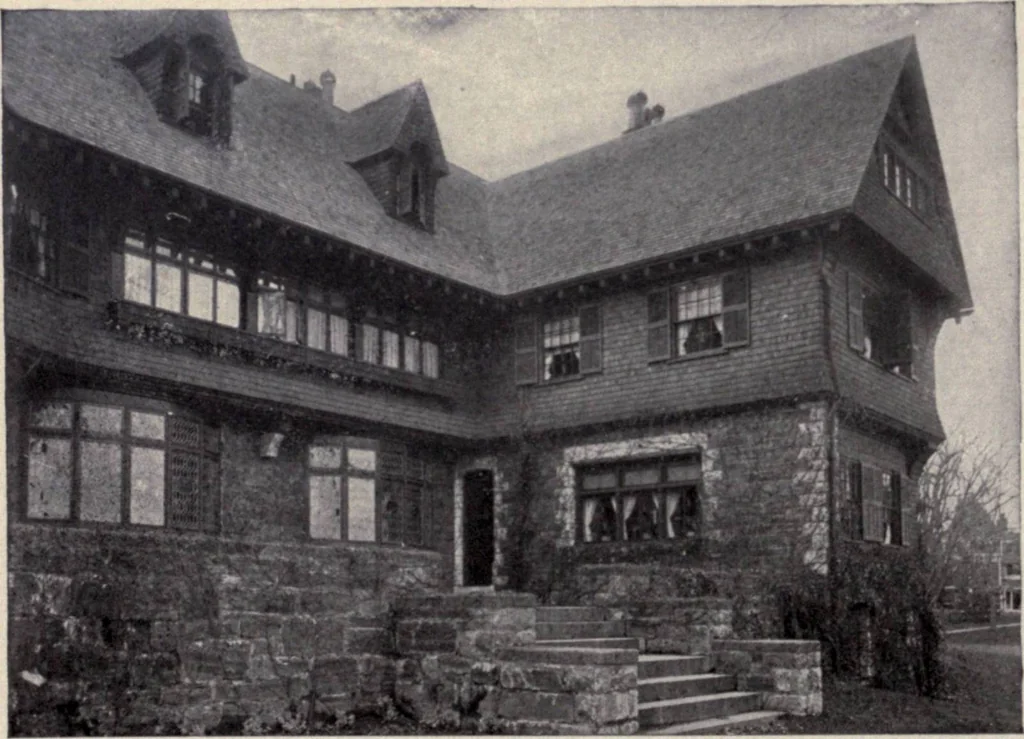 An illustration from The country house; a practical manual of the planning and construction of the American country home and its surroundings, 1905, leaf 127