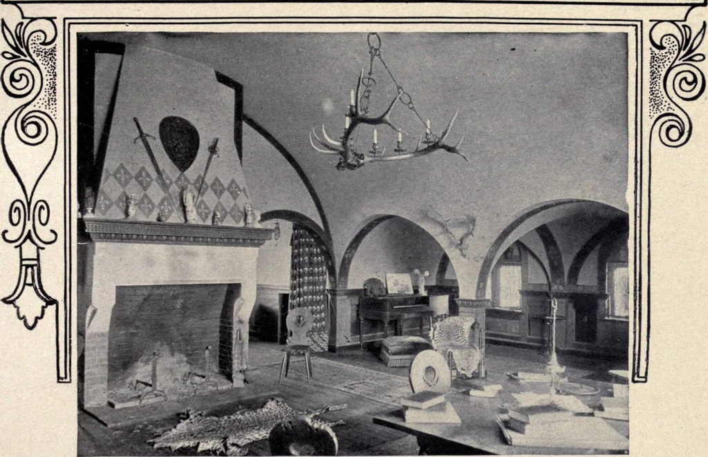 An illustration from The country house; a practical manual of the planning and construction of the American country home and its surroundings, 1905, leaf 174