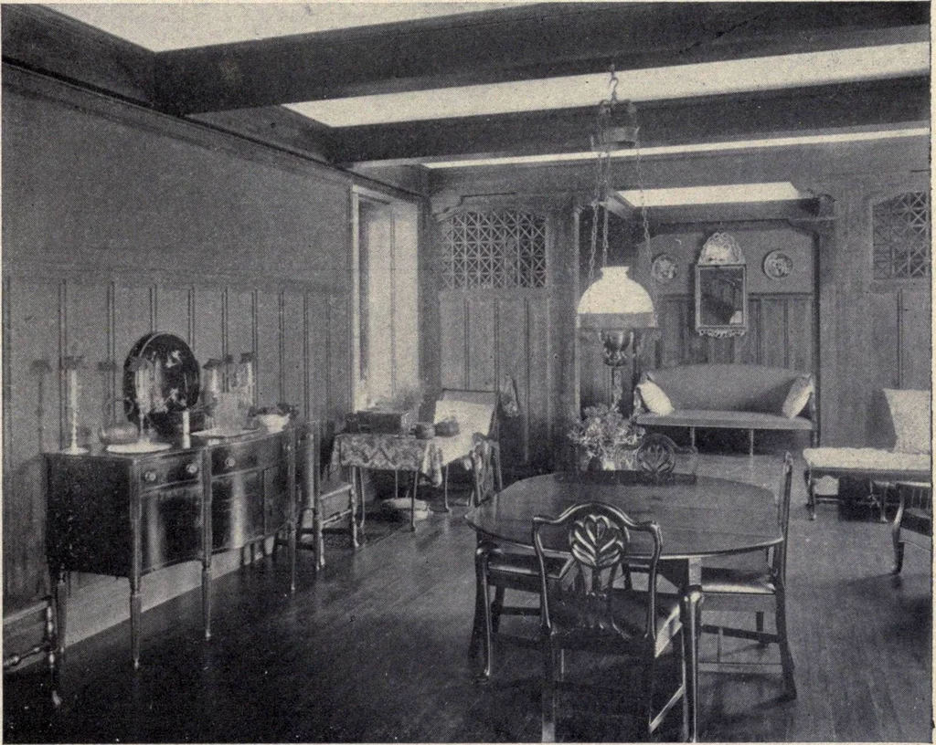 An illustration from The country house; a practical manual of the planning and construction of the American country home and its surroundings, 1905, leaf 176