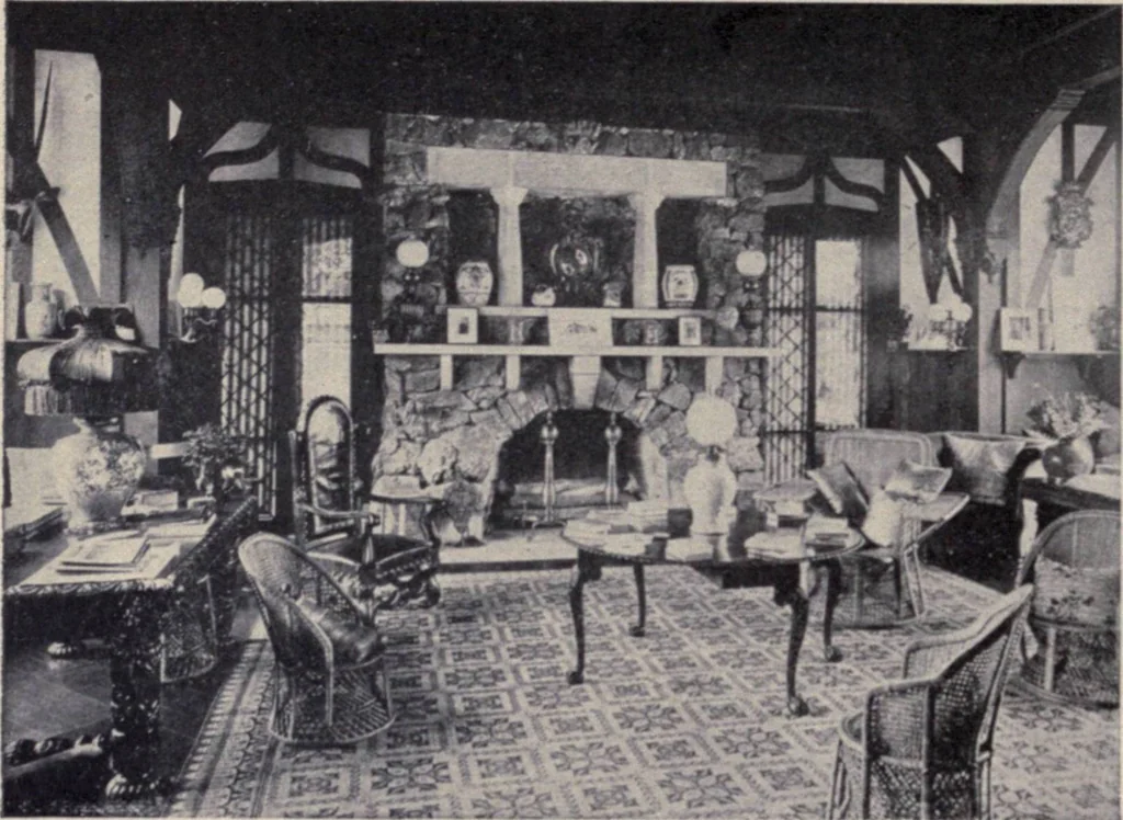 An illustration from The country house; a practical manual of the planning and construction of the American country home and its surroundings, 1905, leaf 183